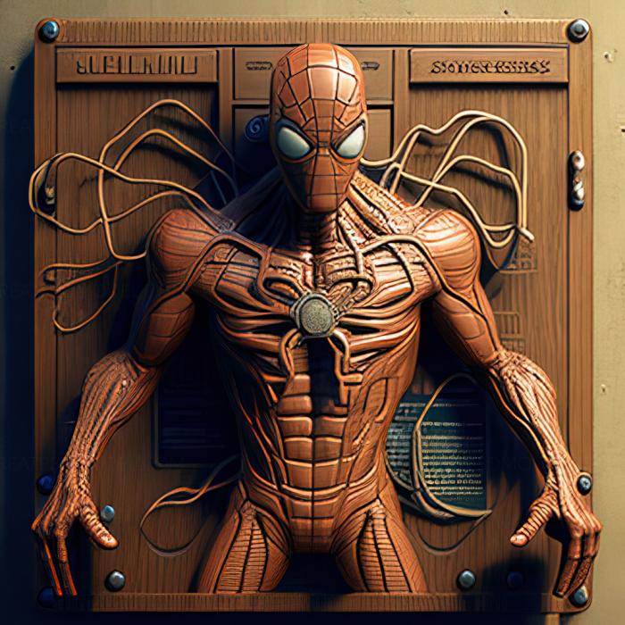 نموذج ثلاثي الأبعاد لآلة CNC ألعاب st Spider Man 2 أدخل لعبة Electro